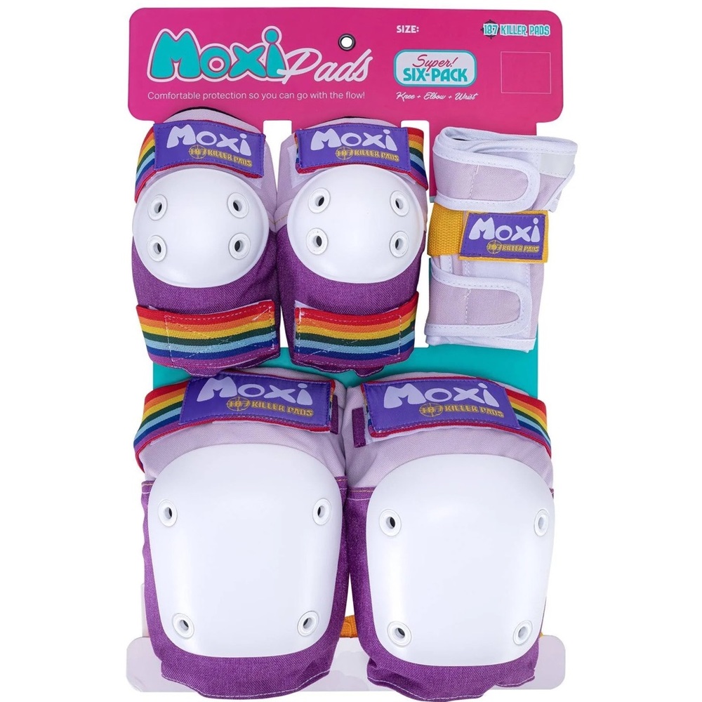 Moxi 187 Killer Pads Six Piece Pad Set - Adult XS New